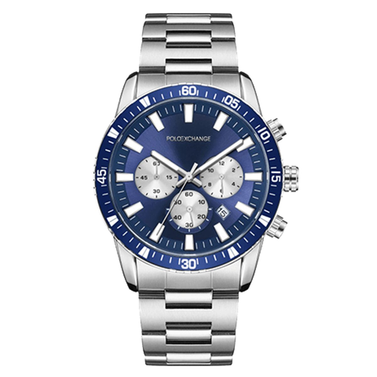 MONTRE POLOEXCHANGE HOMME M.FONCTION ACIER